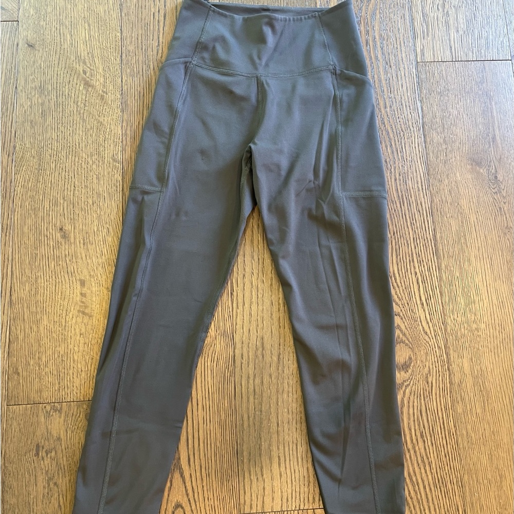 Girlfriend Collective High Rise Grey olive Leggings S Small SSense